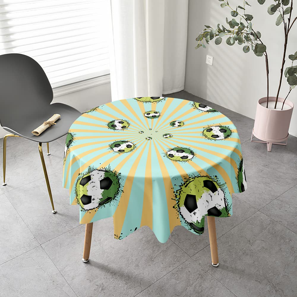 Highdi Nappe Ronde Effet Lotus Anti Tache Nappe De Table Lavable