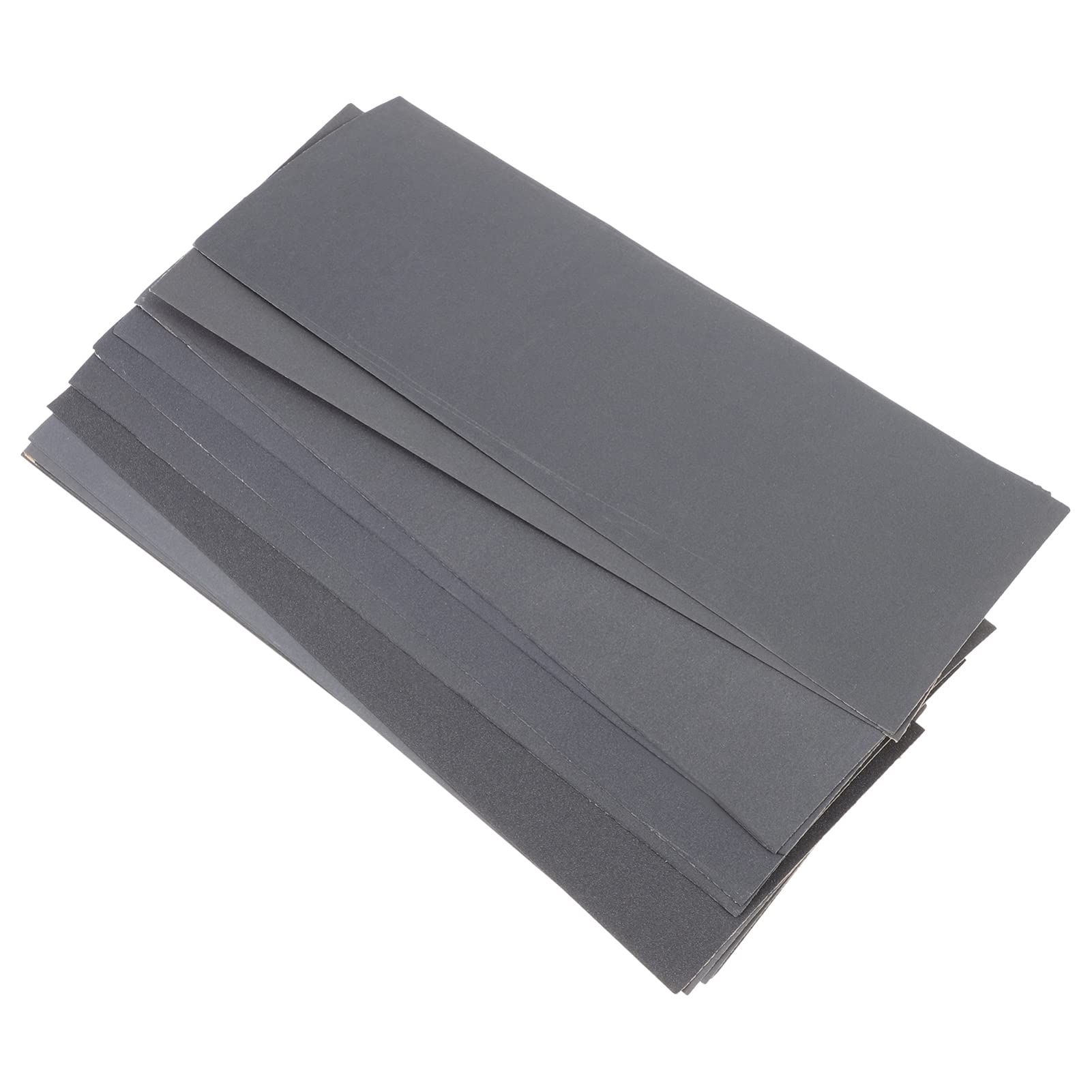 SEWACC 36 Feuilles papier de verre ponceuse grincer ultra performance du grain bandes ponçage des lettres polissage aléatoire Sable voiture Assortiment de papiers abrasifs humides et secs