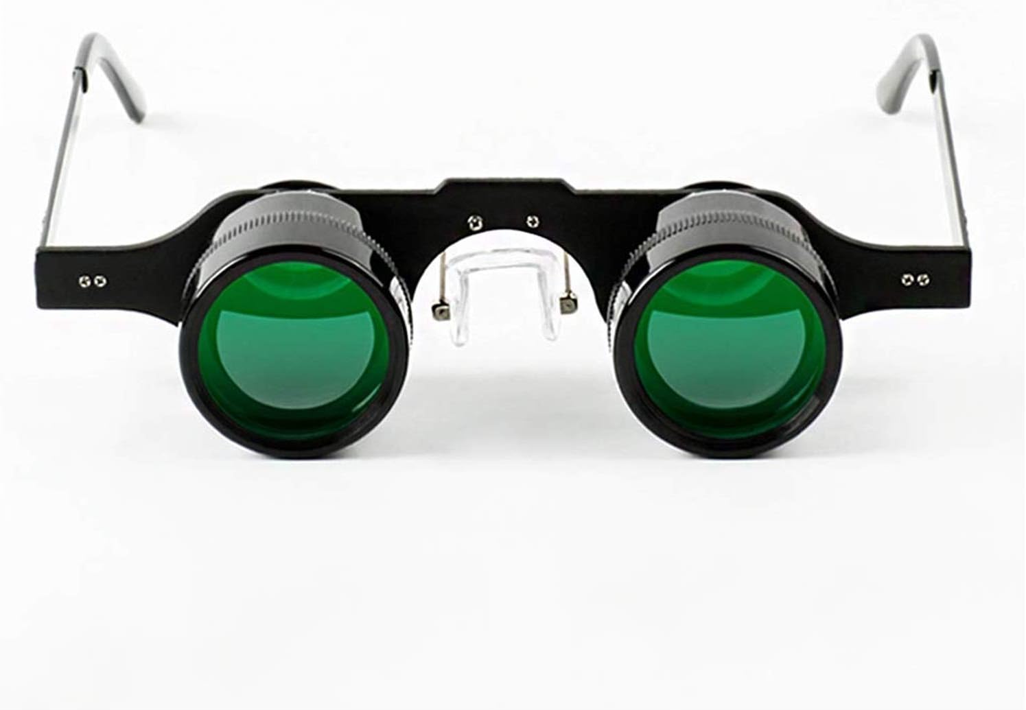 Carl Artbay 10 X Fishing Binocular Glasses,Professional Hands Free Magnification Sports,Concerts,Theater,Opera,TV Magnifiers (Color : Green)