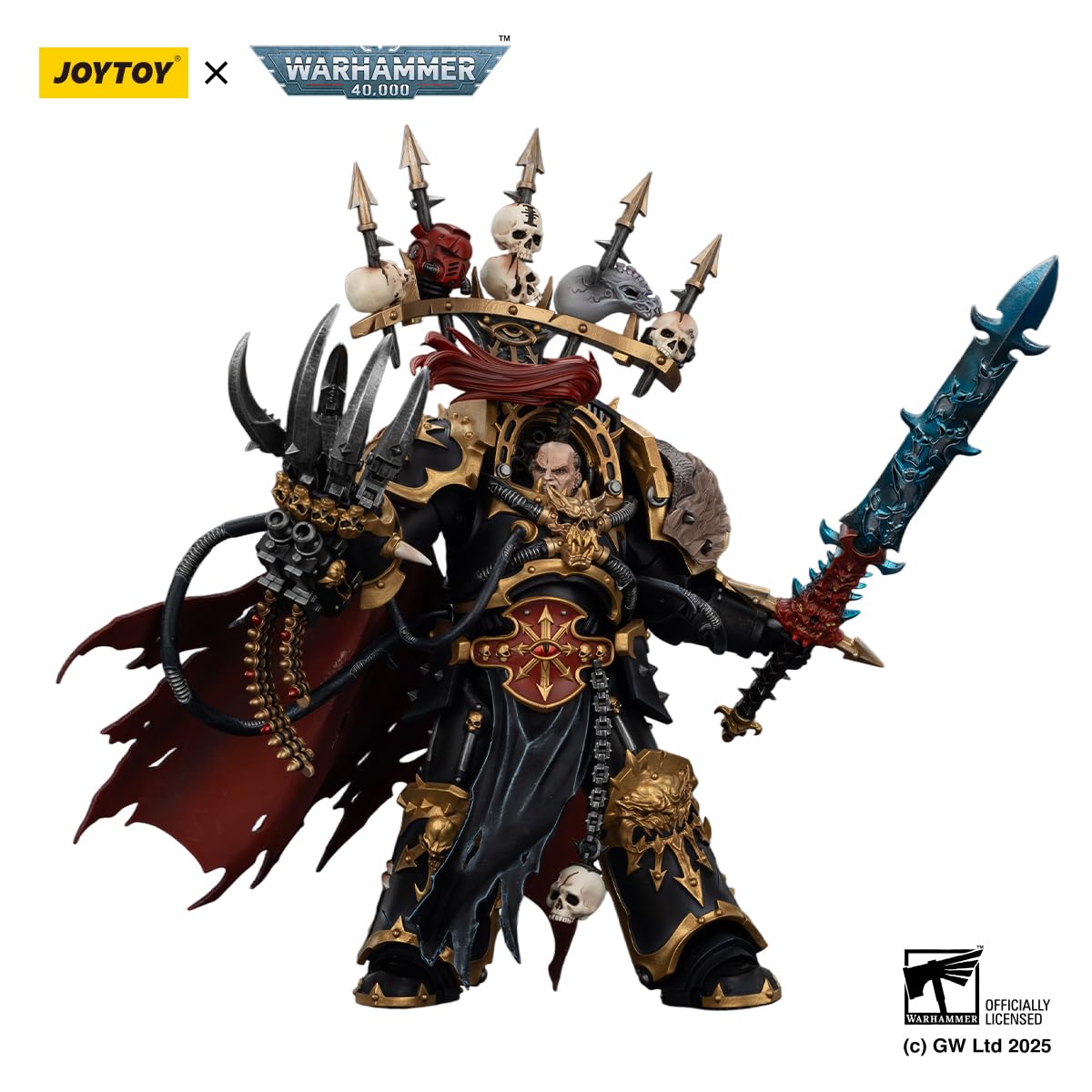 Amazon.com: JOYTOY Abaddon Warhammer 40K 1/18 Action Figures Black