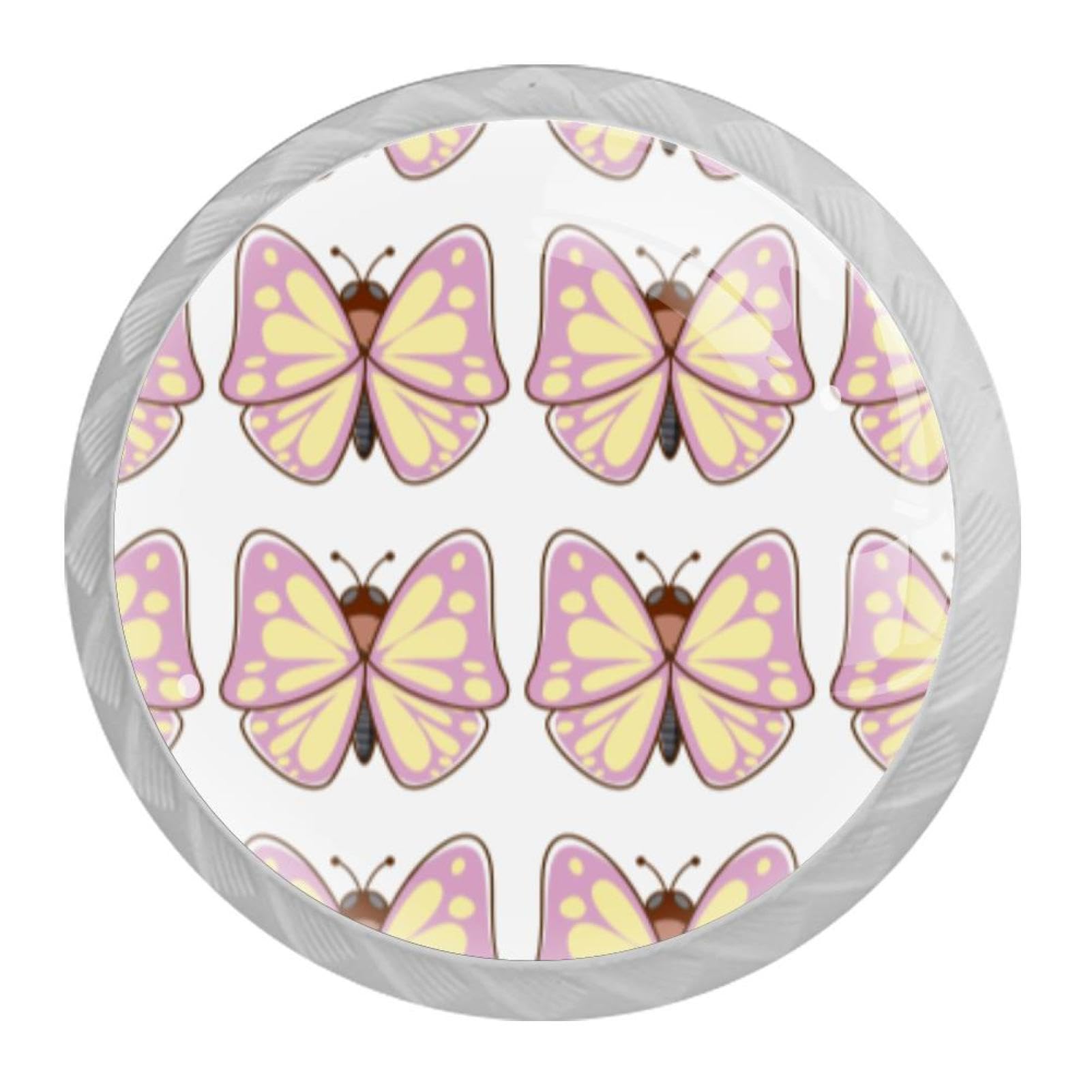 Tqmspg Multi01 4 Pieces Drawer Pulls Beautiful Butterfly Door Knobs Dresser Handles For Kitchen Wardrobe Cupboard Hardware Furniture