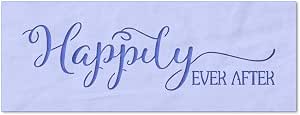 Amazon.com : Stencil Stop Happily Ever After Stencil - Reusable for DIY ...