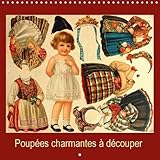 Poupées charmantes à découper: Calendrier mural 2016