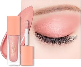 Oulac Matte Pink Liquid Eye Shadow with Glossy Finish and Liquid Eye Shadow Foundation Liquid Blush Duo | Smooth, Wrinkle Resistant Eye Makeup SA04
