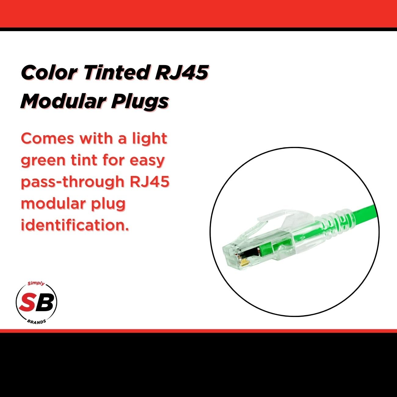 Amazon.co.jp: Simply45 Cat6/6a UTP RJ45 シールドなし標準モッズ