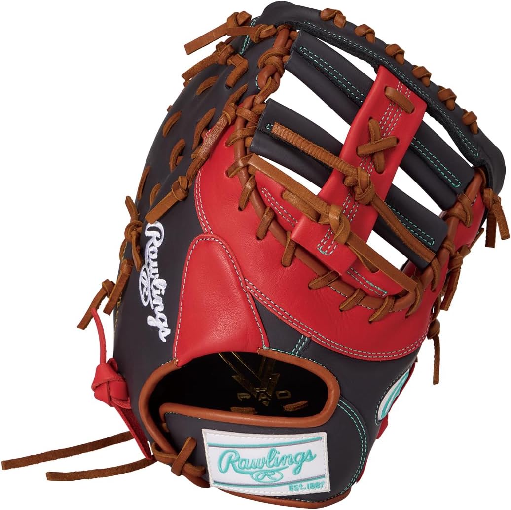 Rawlings GS6HDYZ6 Softball Glove HOH DP Colors Catchers Scarlet/Navy 12" *Right Throw