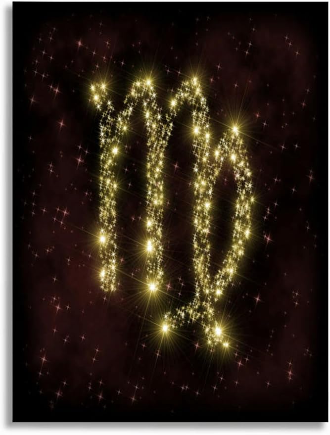 Bathroom Wall Art Decor Bathroom Pictures for Wall Artwork Virgo Zodiak sign astronomy astrology which symbol corresponding Framed Canvas Wall Art for Bedroom Dining Room Farmhouse 16