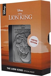 Disney Limited Edition Lion King Decorative Metal Ingot and Display Stand