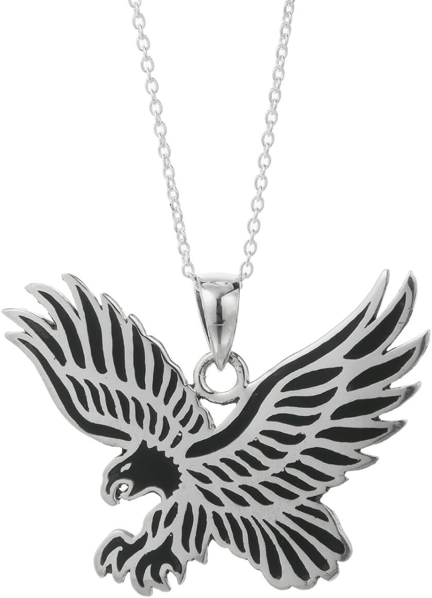 いれい Piena(ピエナ)] シルバー925 イーグル 鷲 ワシ 羽 プレート 大ぶり