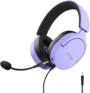 GXTrust Fayzo Gaming Headset Over-Ear Kopfhörer 3,5-mm Klinke, Purpur