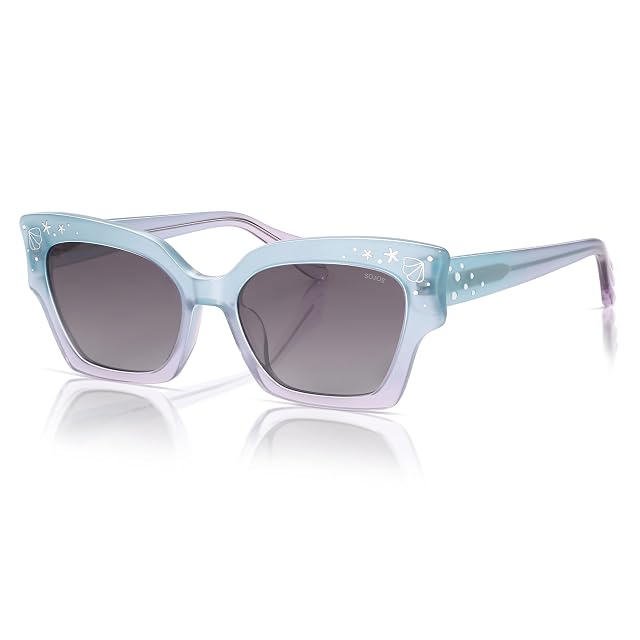 SOJOS Acetate Square Cat Eye Limited-Edition Sunglasses Women Polarized Sunglasses with Pearl Accents MELODY