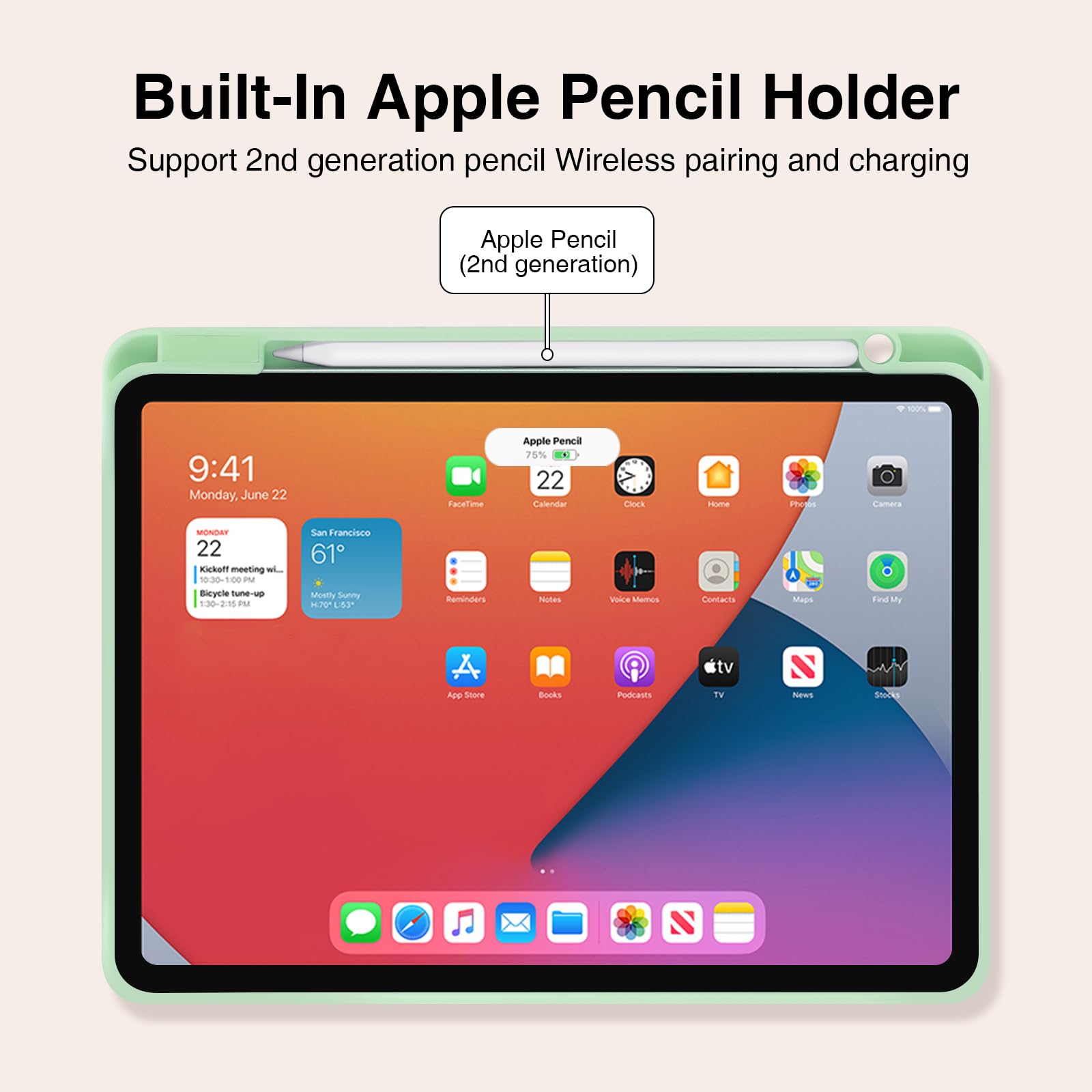Funda De Silicona Compatible Con Apple Pencil De 1.ª Generación, Funda