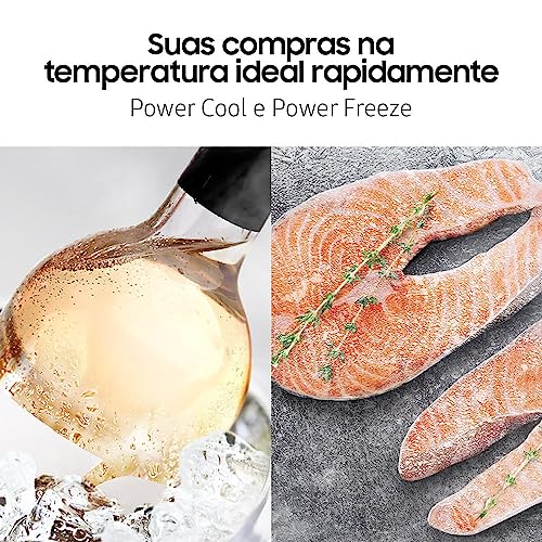 Geladeira Samsung Side by Side RS60 602 Litros Inox Look 110V RS60T5200S9/AZ