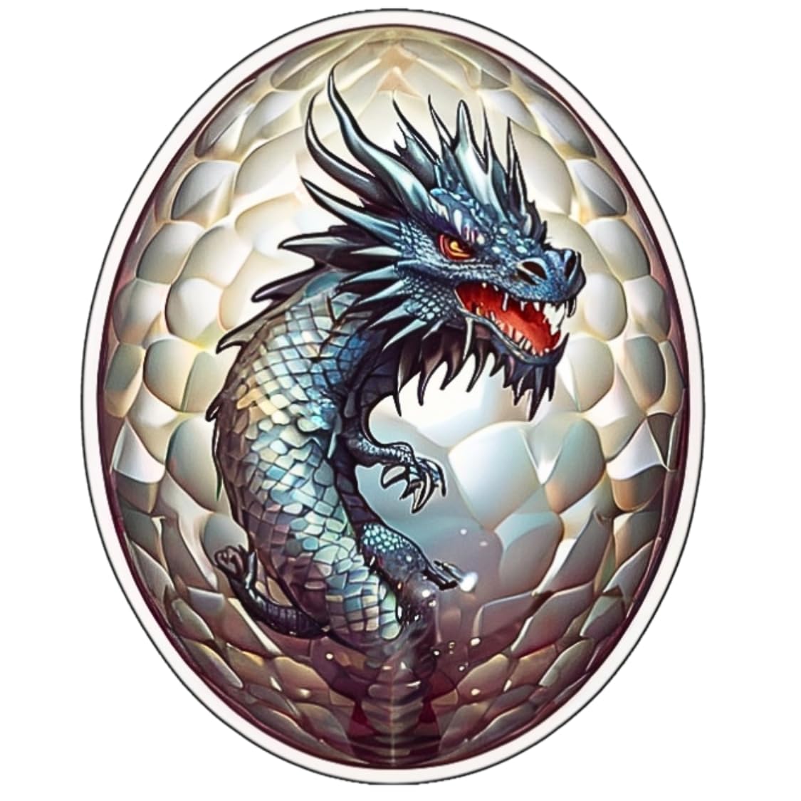 デコ  Amazon.com: QUONDAM STICKER - 3PC 3'' Dragon Eggs Stickers