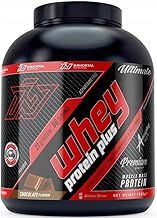 Proteine in Polvere Whey Protein Plus Immortal Nutrition, per la Crescita ed il Mantenimento della Massa Muscolare (2000 g, Cioccolato).