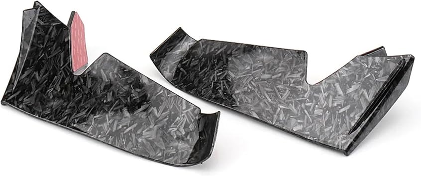 Motorcycle Front Winglet Lips Compatible with Aprilia RS660 ABS Carbon Aerodynamic Side Wing Spoiler Panel Air Deflector Fairing Kit Forged Color