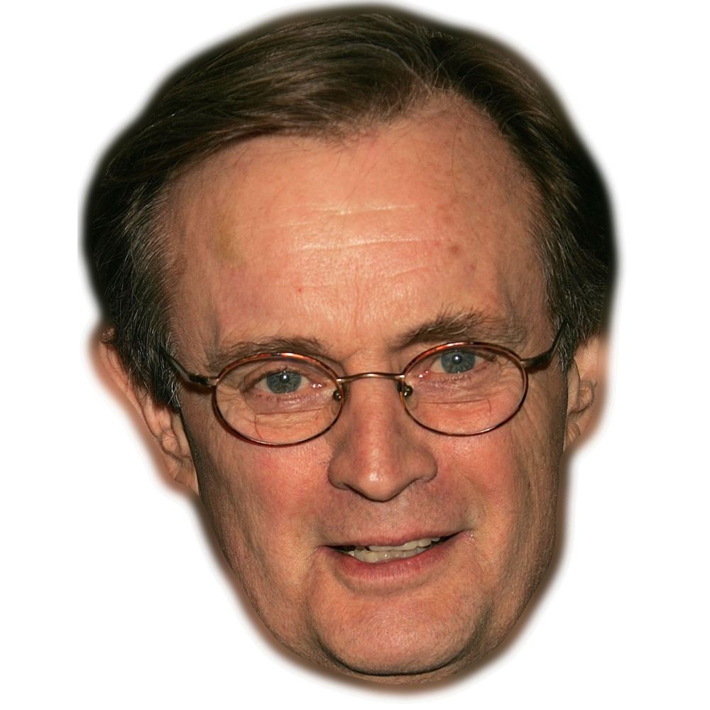 David McCallum Celebrity Mask, Flat Card Face, Fancy Dress Mask