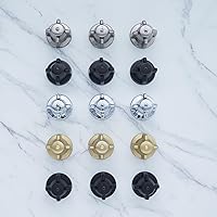 Vista 8 de SENTO Juego de molduras de bañera y ducha de 3 asas para grifos centrales de latón Bañera y ducha, 10L-11H, 10L-11C, 10L-13D, Fácil instalación