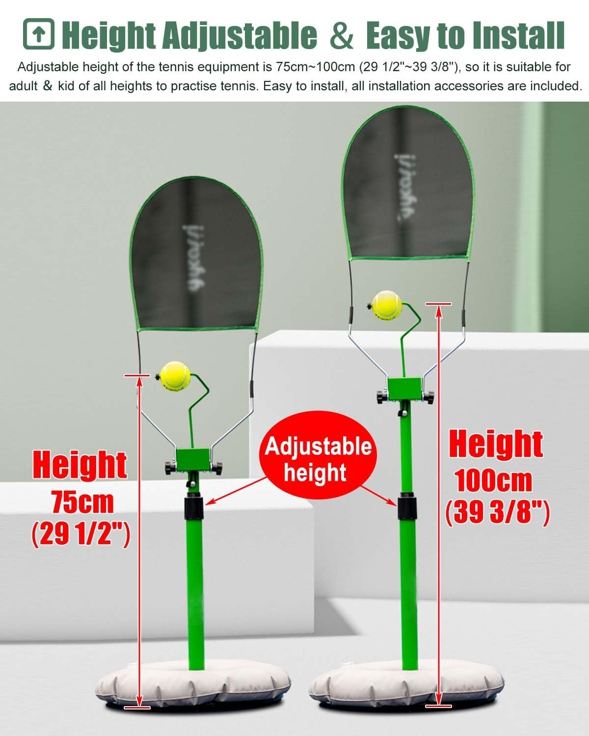 TQPGJJL Tennis Topspin Trainer - Akustisches Feedback Tool 35g Für Bessere Schlagtechnik