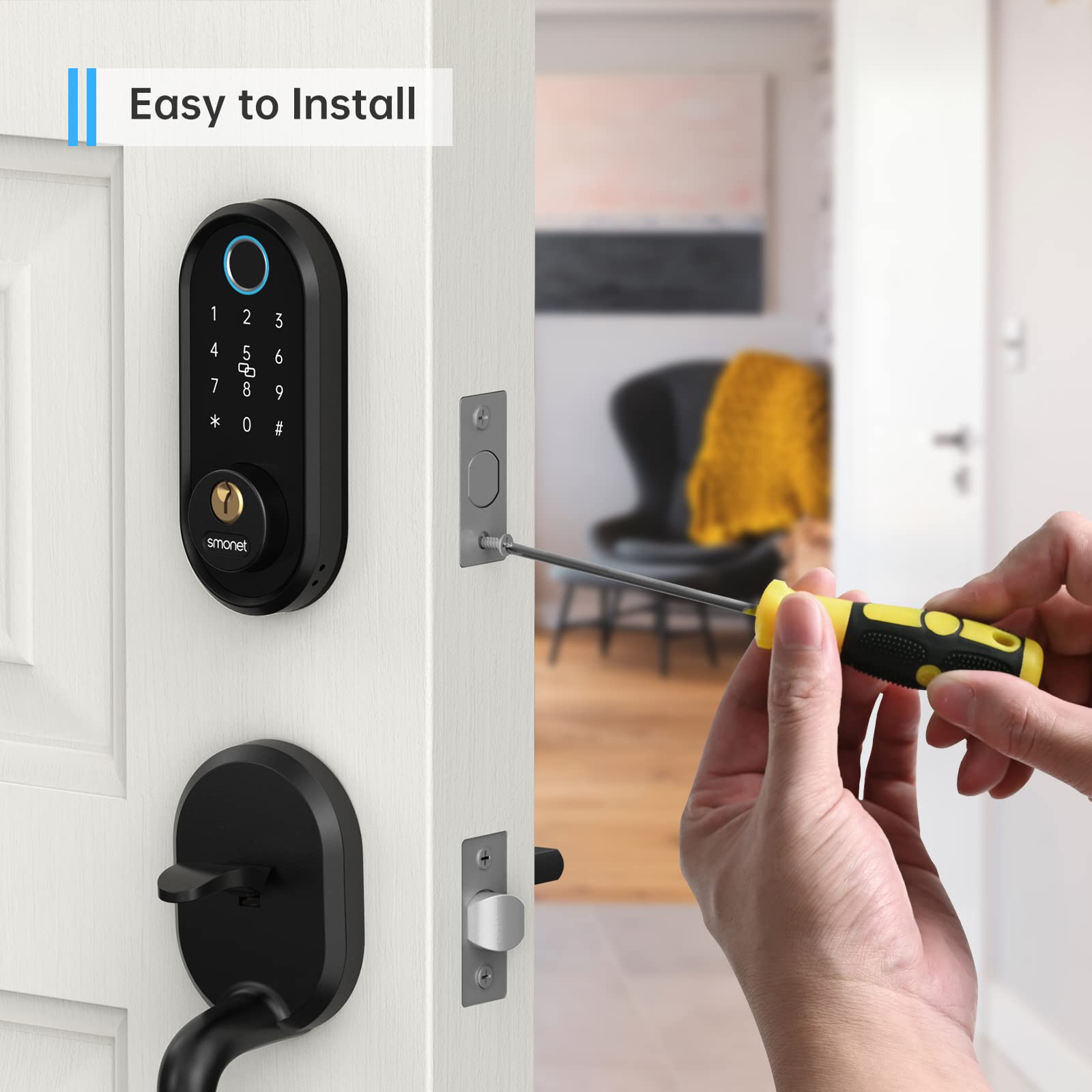 Smart Lock, Keyless Entry Doo...B089XXJ983