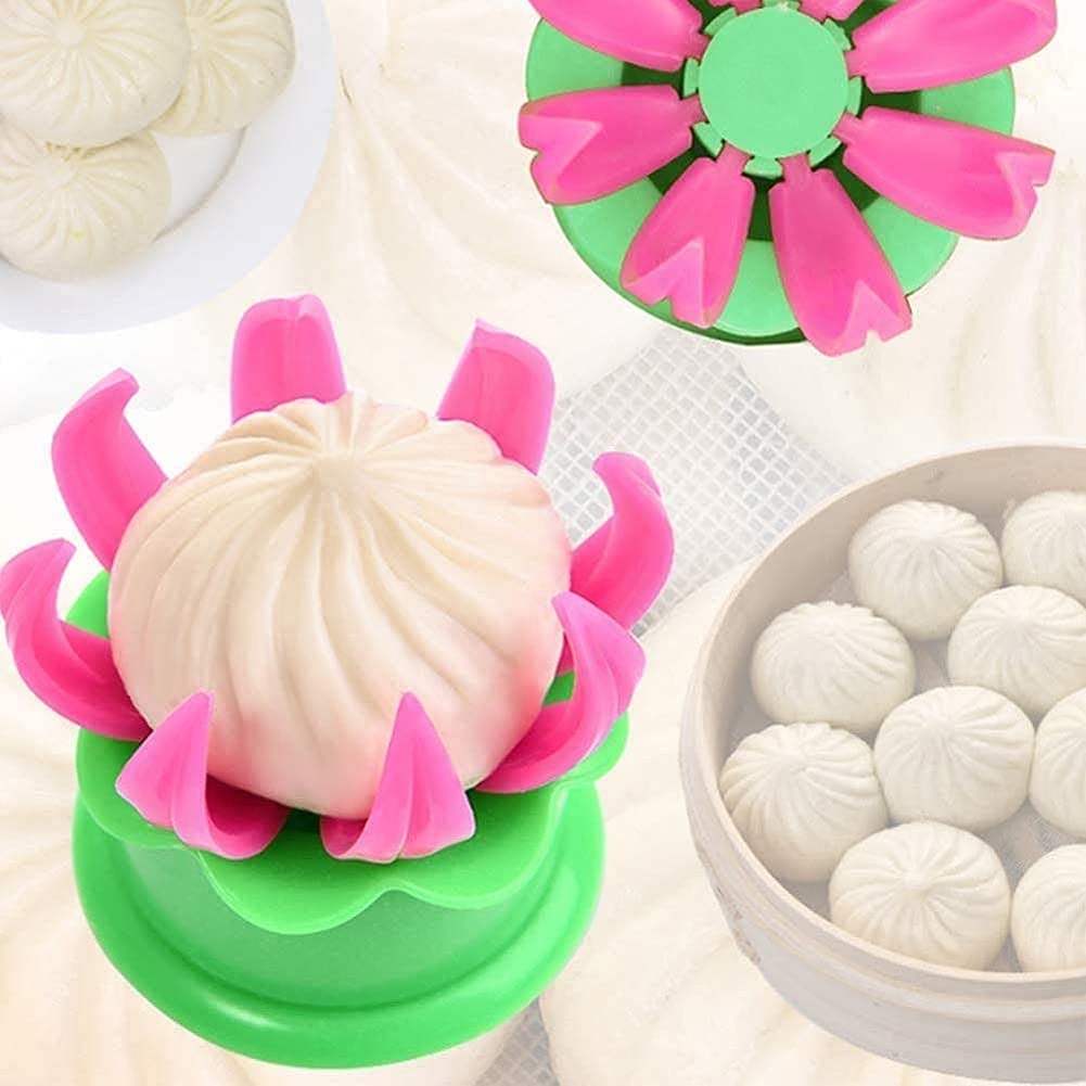 10 Stampini Antiaderenti Per Baozi E Gnocchi - Stampo In PP Per Alimenti Per Ravioli, Panini Al Vapore E Momo - Fai Da Te In Cucina