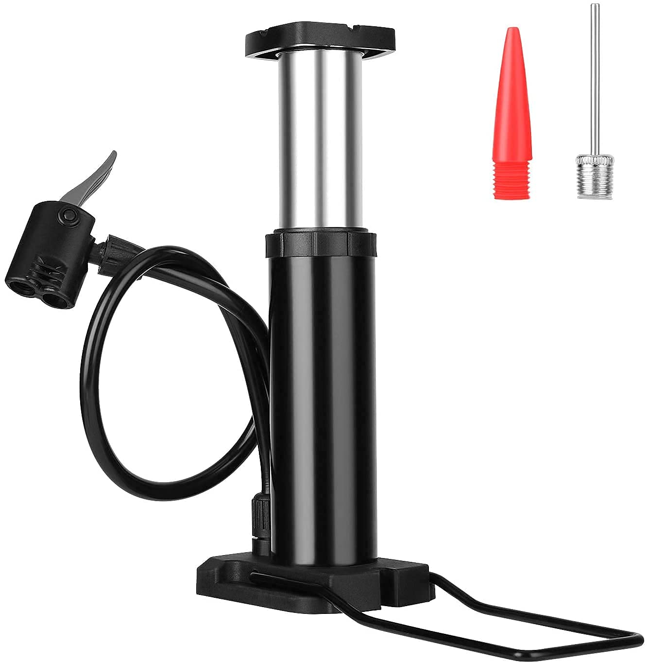 See full amazon price history chart for FABSPORTS High Pressure Foot Air Pump Compressor For Cars & Bikes, Motorbike, Bicycle, For Football/Any Ball With Needle & Inflation Cone (Black) FABSPORTS High Pressure Foot Air Pump Compressor For Cars & Bikes, Motorbike, Bicycle, For Football/Any Ball With Needle & Inflation Cone (Black) (B0BH147D53) Amazon Price History, Amazon Price Tracker