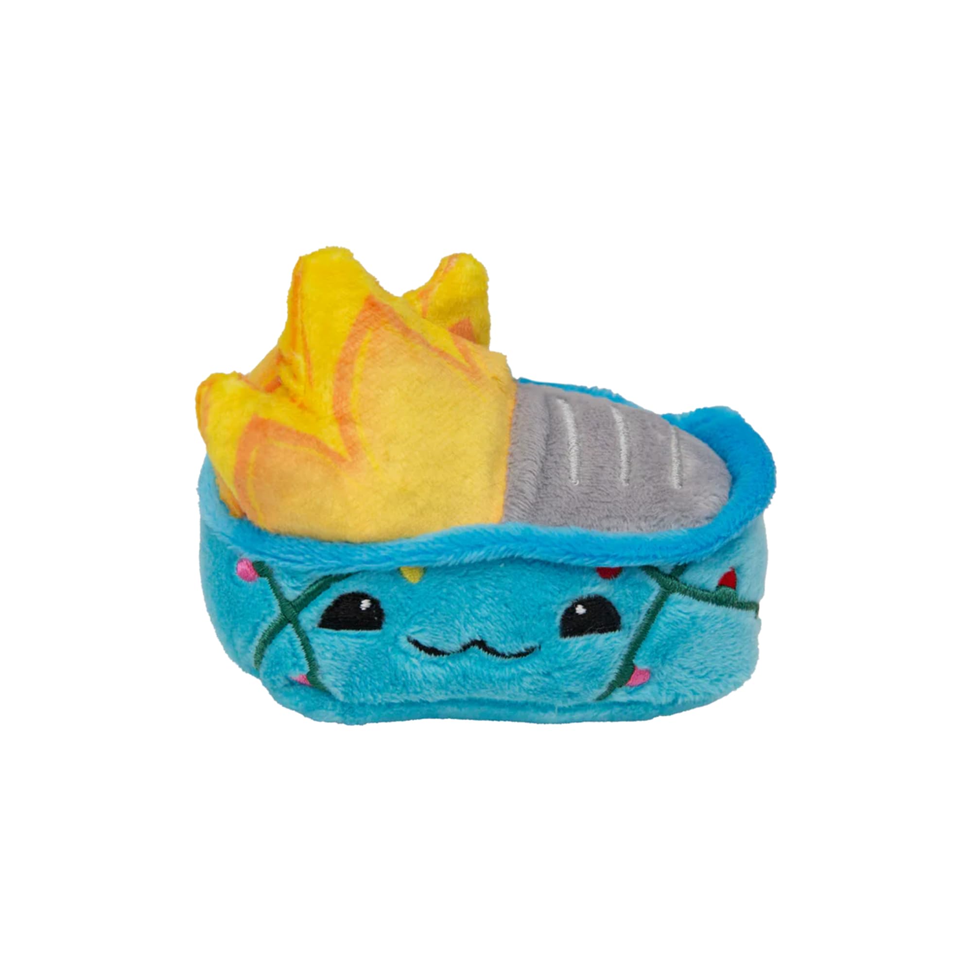 Baby Christmas Dumpster Fire Plush Toy for Dogs with Repair Patch – Soft, Durable & Festive Chew Toy - Perfect for Small Breeds