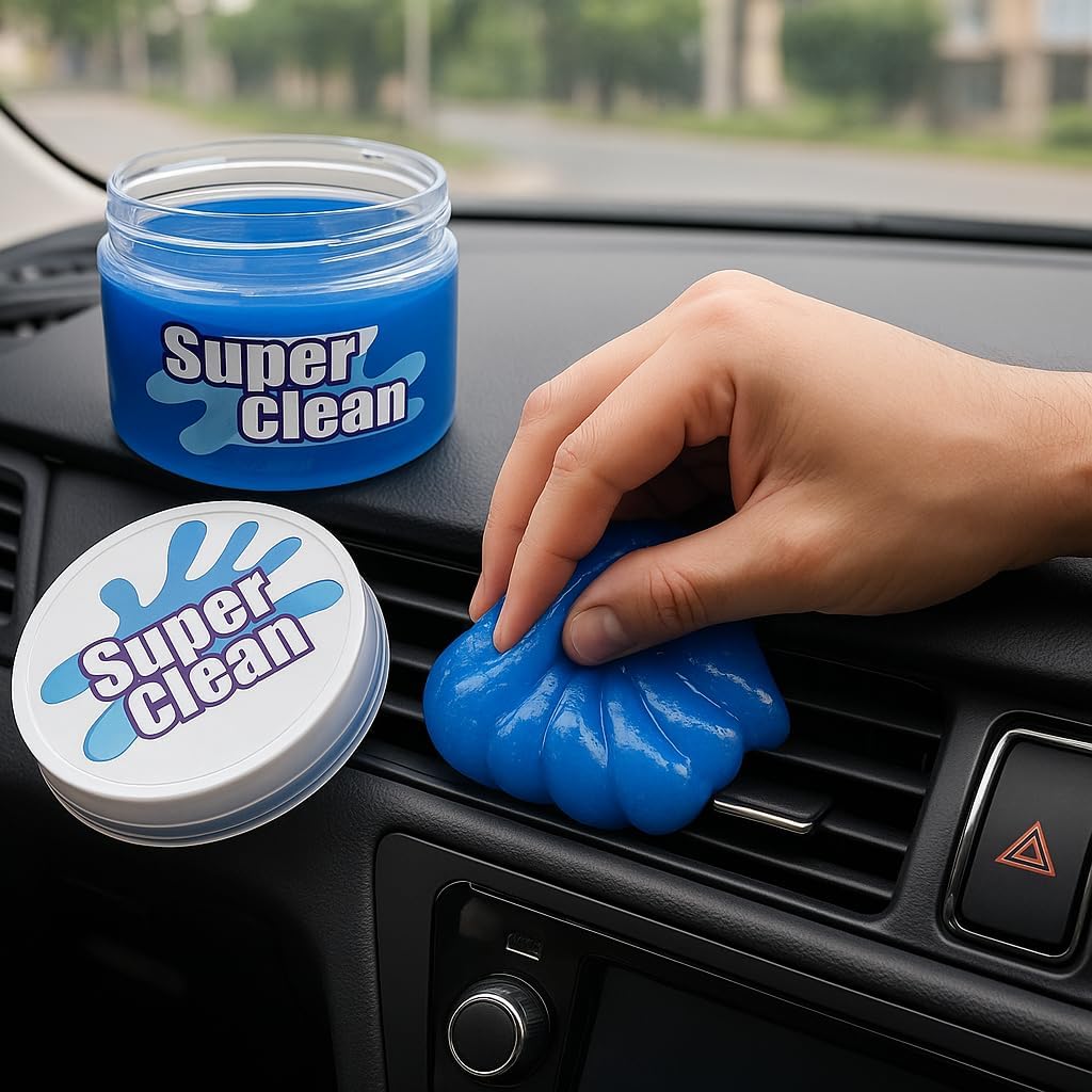 Cleaning Gel for Car AC Vent Interior Dust Keyboard Cleaner Super Clean Gel Cleaner Kit Universal Car Interior, Keyboard, PC, Laptop, Cleaning Kit Car Cleaning Gel (Z-104)-image-31