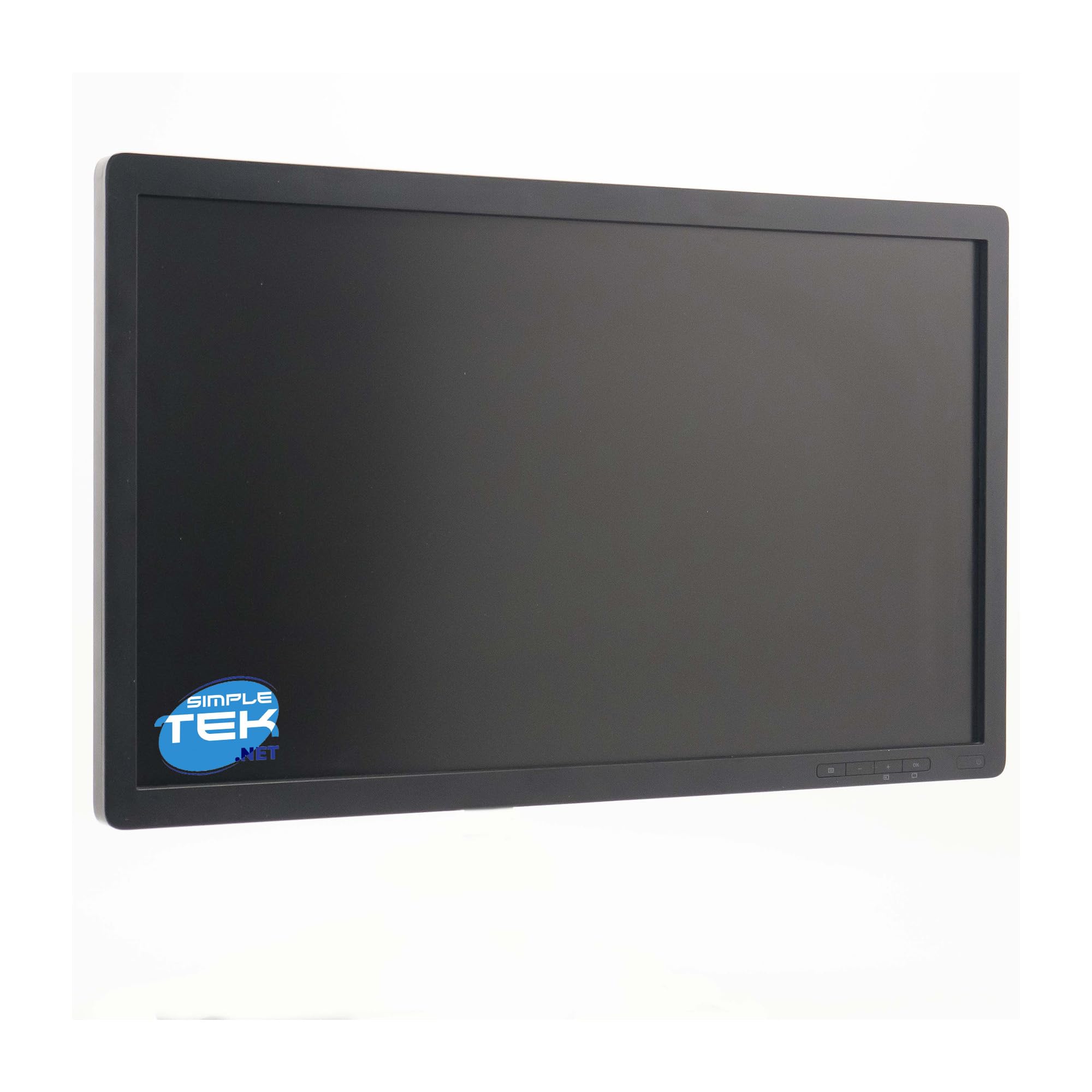 SIMPLETEK - Monitor LCD 23" Full HD Wide 16:9 | DP - VGA - DVI/I | Schermo Per PC Con HUB USB, Cavo USB e VGA inclusi | Senza Base (Ricondizionato)