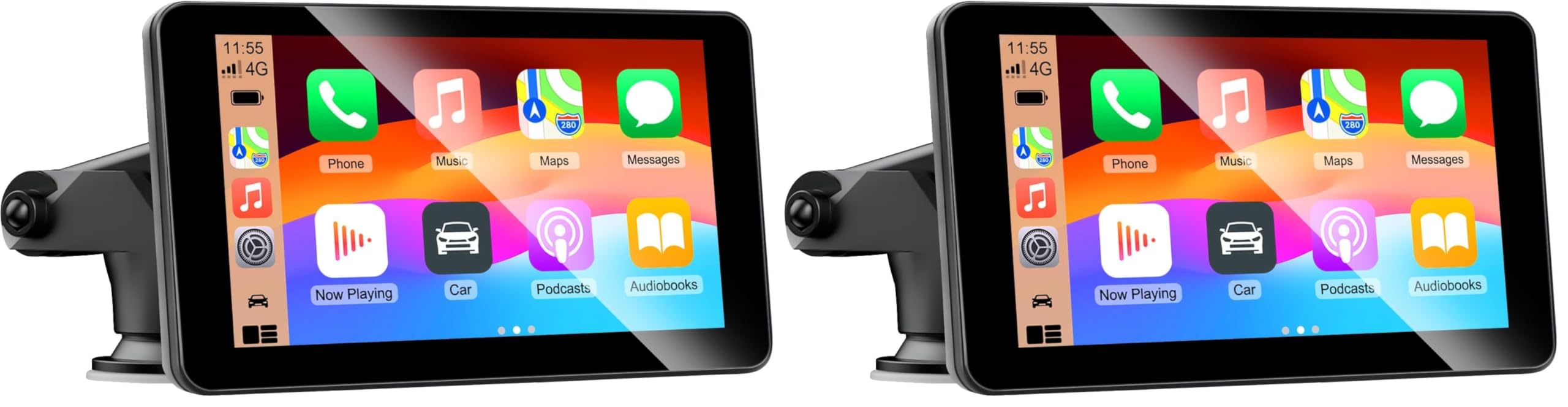 7 Inch Apple Car Play Screen Android Auto Screen, Car Tablet with Bluetooth/FM/AUX, Support Mirror Link/Voice Control/GPS Navigation — view 9
