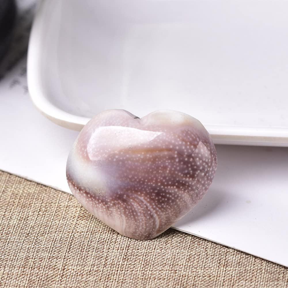 Coquille de pierre naturelle en forme de coeur en cristal de soleil brute, 3 pièces