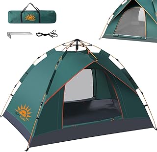 Barraca de Camping 2-3 Pessoas Impermeável Automática com Mosquiteiro