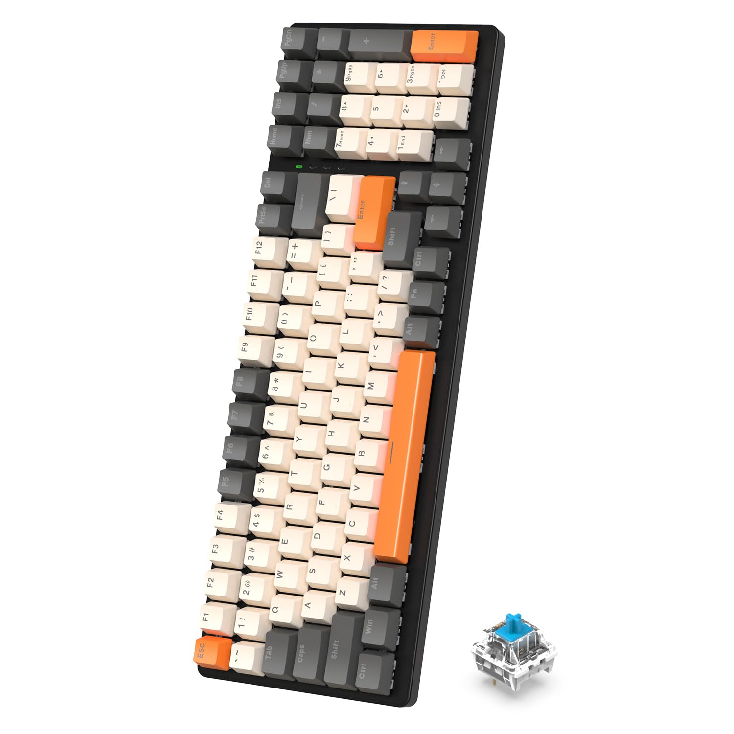 ZIYOU LANG K3 Gaming Keyboard, Wired 100% Mechanical Keyboard with
