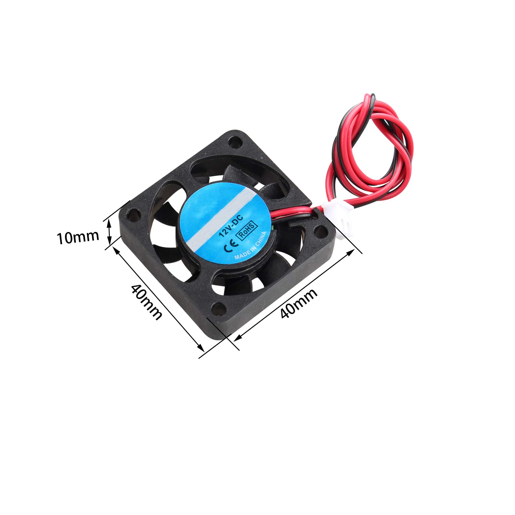 Ventole Raffreddamento Stampante 3D 4010 - 4 Pezzi 12V 40x40x10mm Silenziose