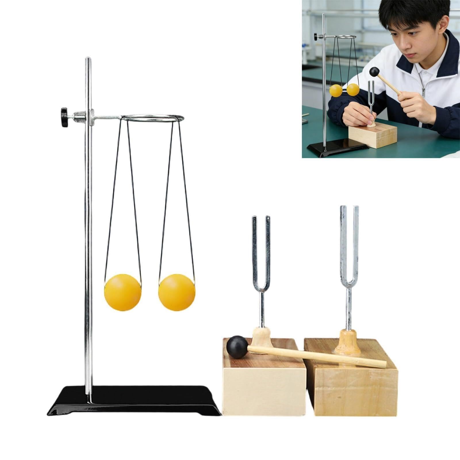 Set for l'insegnamento del suono con doppi diapason da 440 Hz