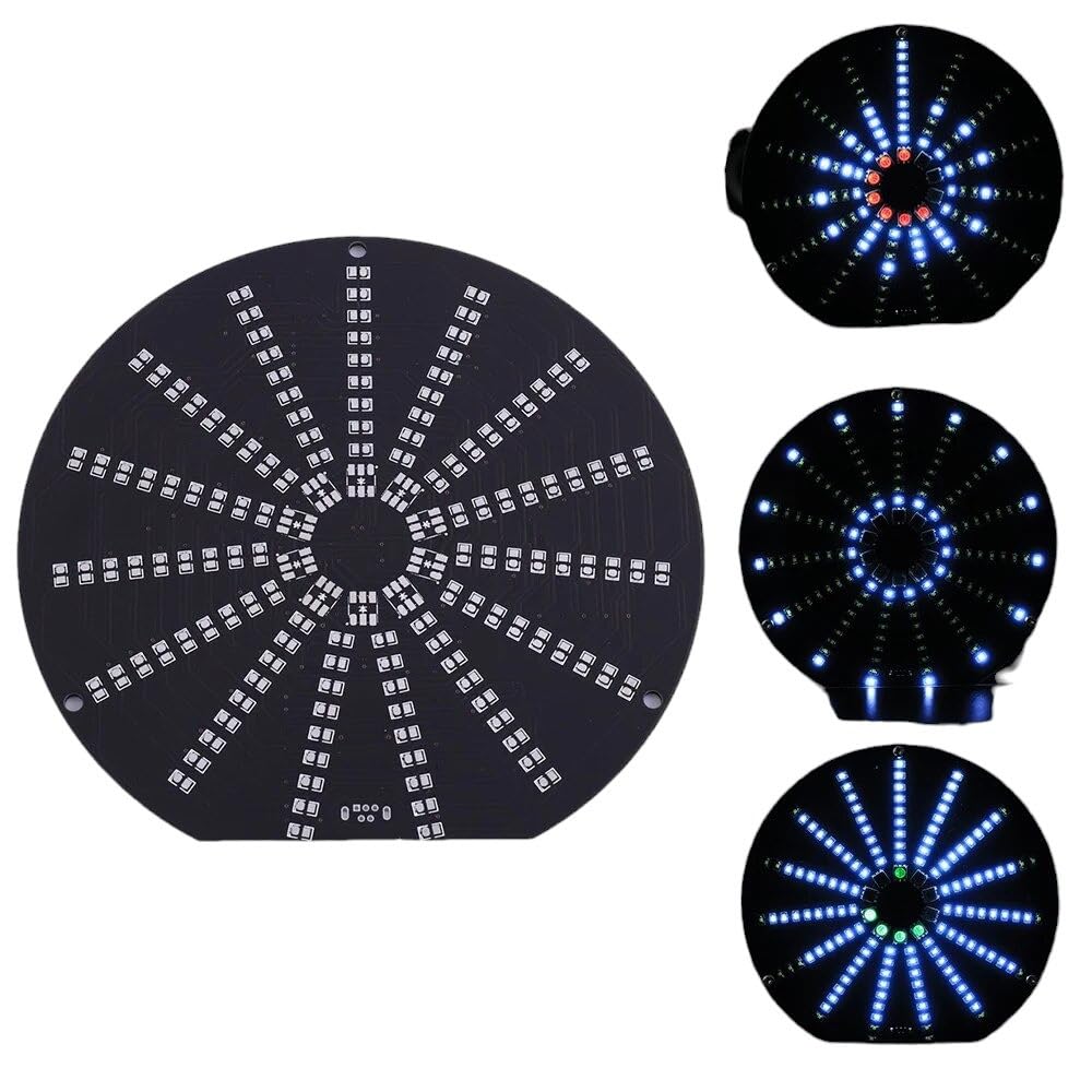 KAMITECH New 2024 Led Audio Spectrum Indicator DIY Kit Visualizer Music Level Display RGB Light Flashing Welding Practice Suite Accessories
