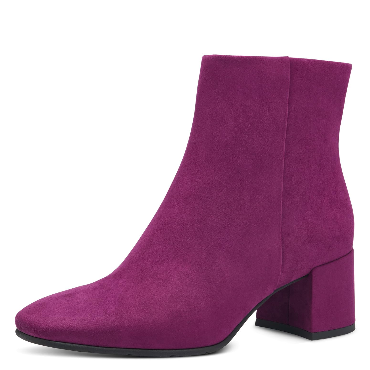 MARCO TOZZI Women's 2-25349-41 Boot Heel, Grape, 5