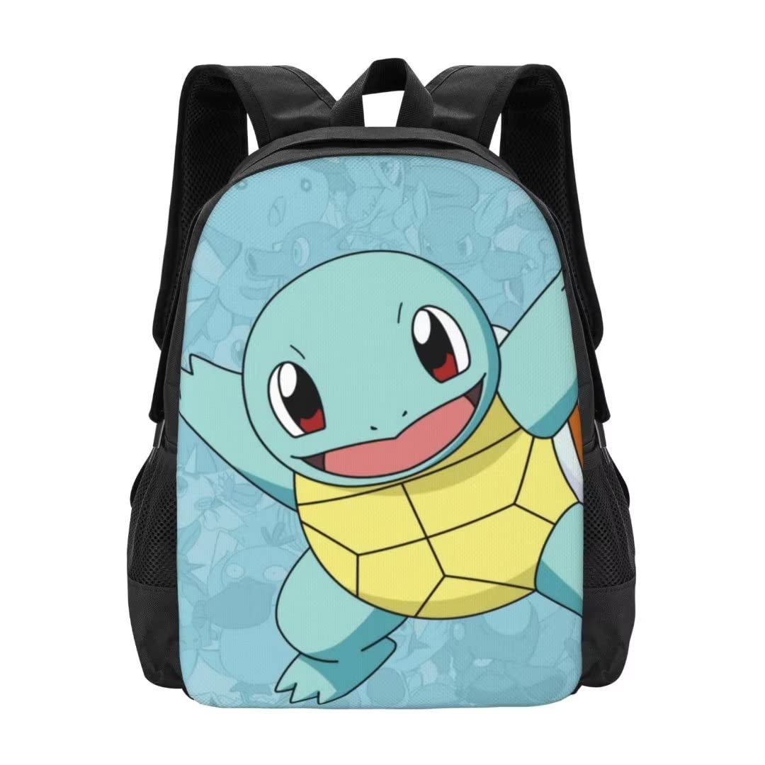 DeicaCute Squir-tle Backpack Cartoon Backpack Casual Cute Backpack Lightweight Laptop Backpack Travel Backpack Anime Backpack Cartoon Game Fan Gift