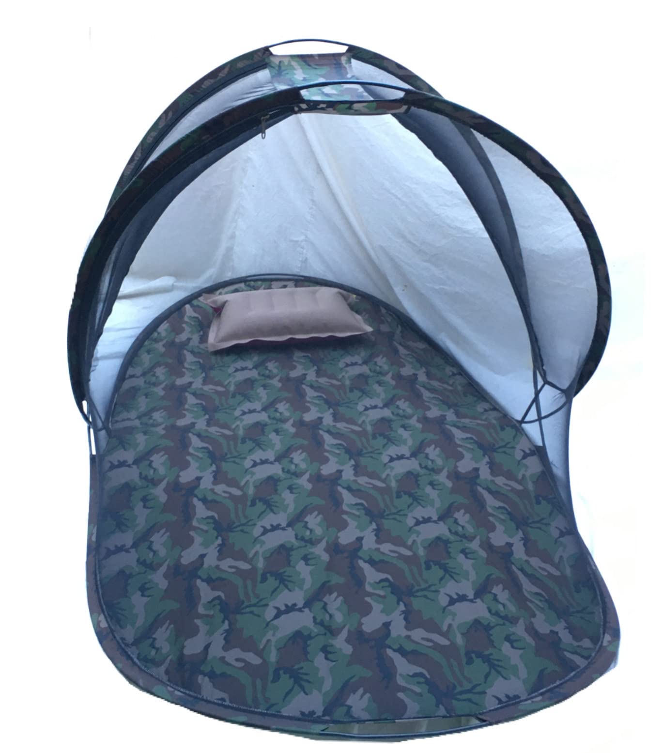 Aim Emporium Polyester Adults Washable Foldable Mosquito Net Sit-in Free Standing Bottom Color Always Camouflage Mosquito Net (Camouflage, Tent) (Single Bed Mosquito Net with Air Pillow) (B098BC5P3D) Amazon Price History, Amazon Price Tracker