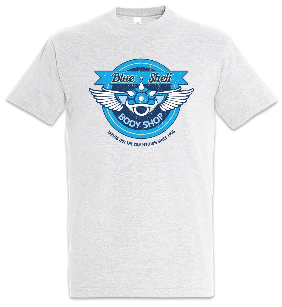 Urban Backwoods Men's Ash Blue Shell Body Shop T-Shirt Grey Size 3XL