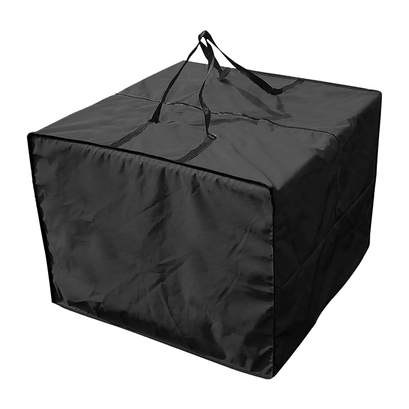 Aufbewahrungstasche für Palettenkissen, Wasserdicht Loungekissen Aufbewahrung Tasche Outdoor Kissen Aufbewahrungstasche Gartenpolster Schutzhülle für Patio Möbel Kissen, 81cm L x 81cm W x 61cm H Garten