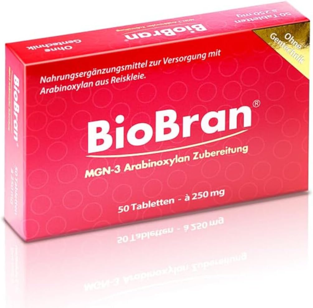 Biobran MGN3 250mg, 50 Tablets