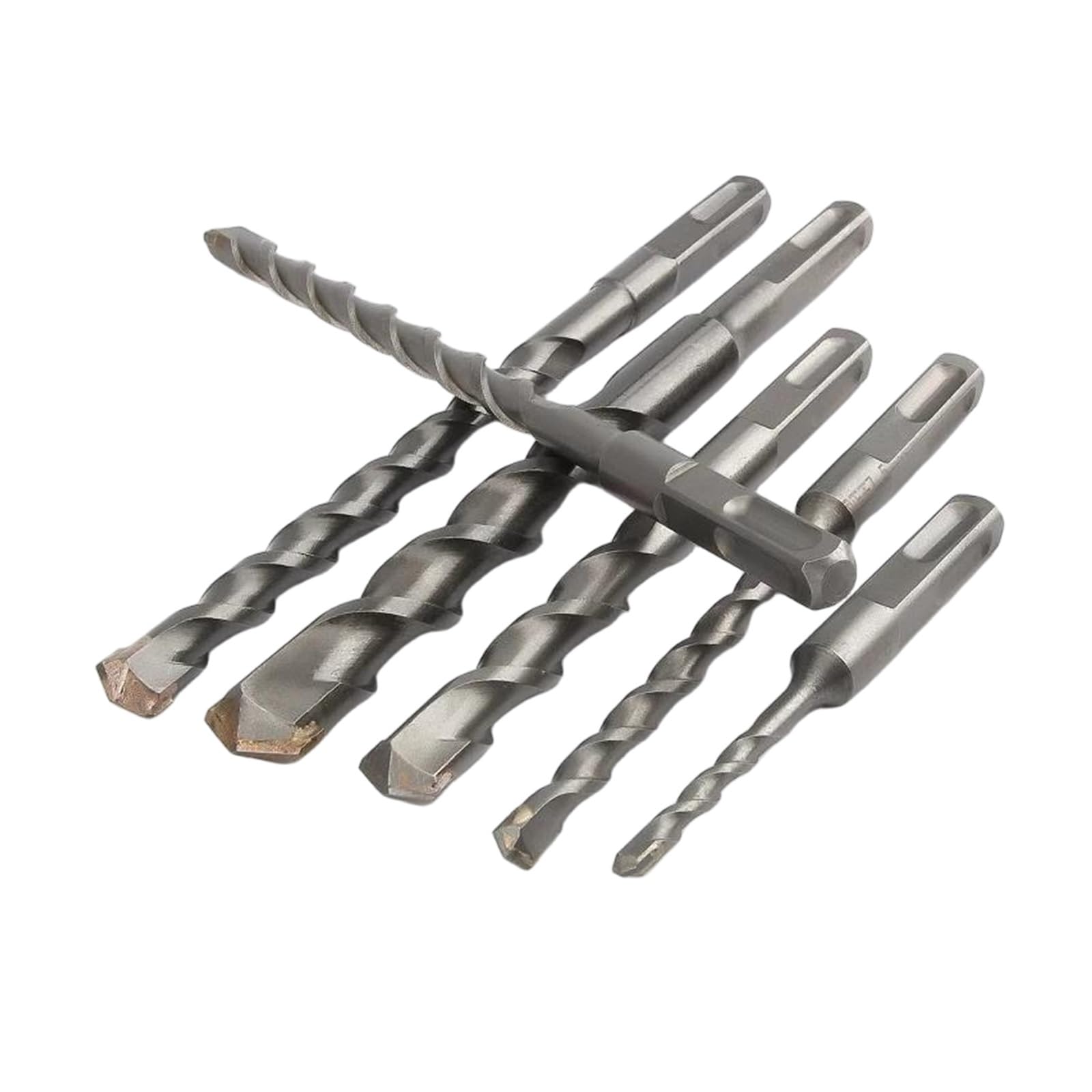 Broca de martillo eléctrico con mango cuadrado, 110/150/200/280/350mm de longitud, broca de impacto para pared de cemento y hormigón, 1 Uds.(28x280mm)