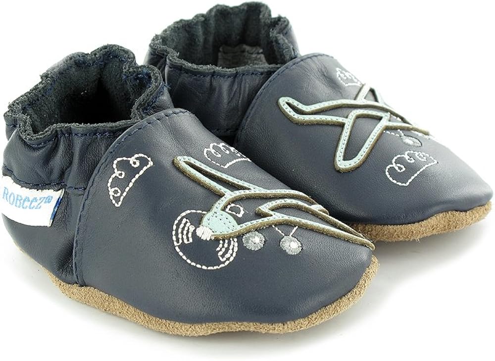 chausson cuir souple robeez