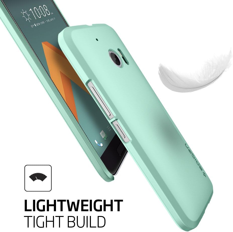 Spigen Thin Fit HTC 10 Case with Premium Matte Finish Coating for HTC 10 2016 - Mint