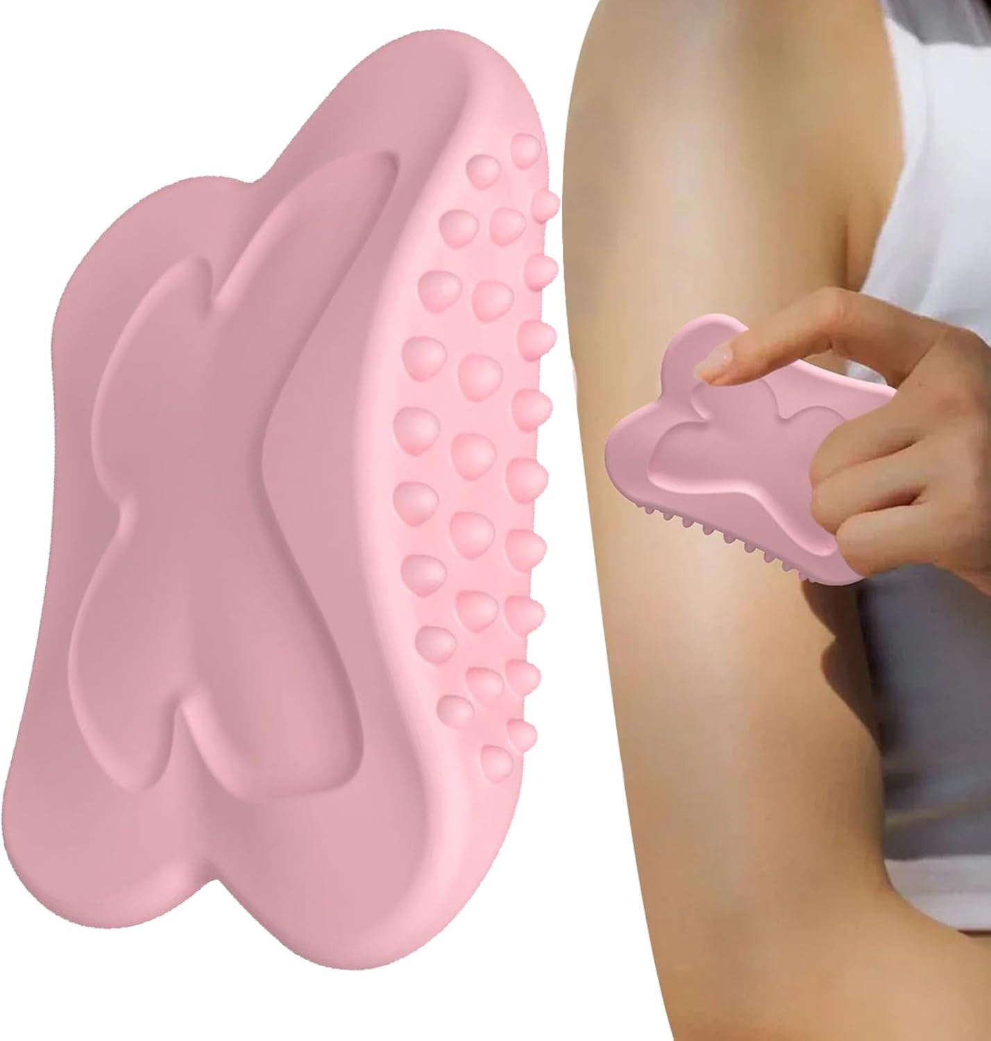 Skin Scraper for Face – Facial Skin Scraper Board Silicone – Handheld Massager Reusable Gadget Lifting Solution for Men Women Girlfriend Wife Sisters Mother