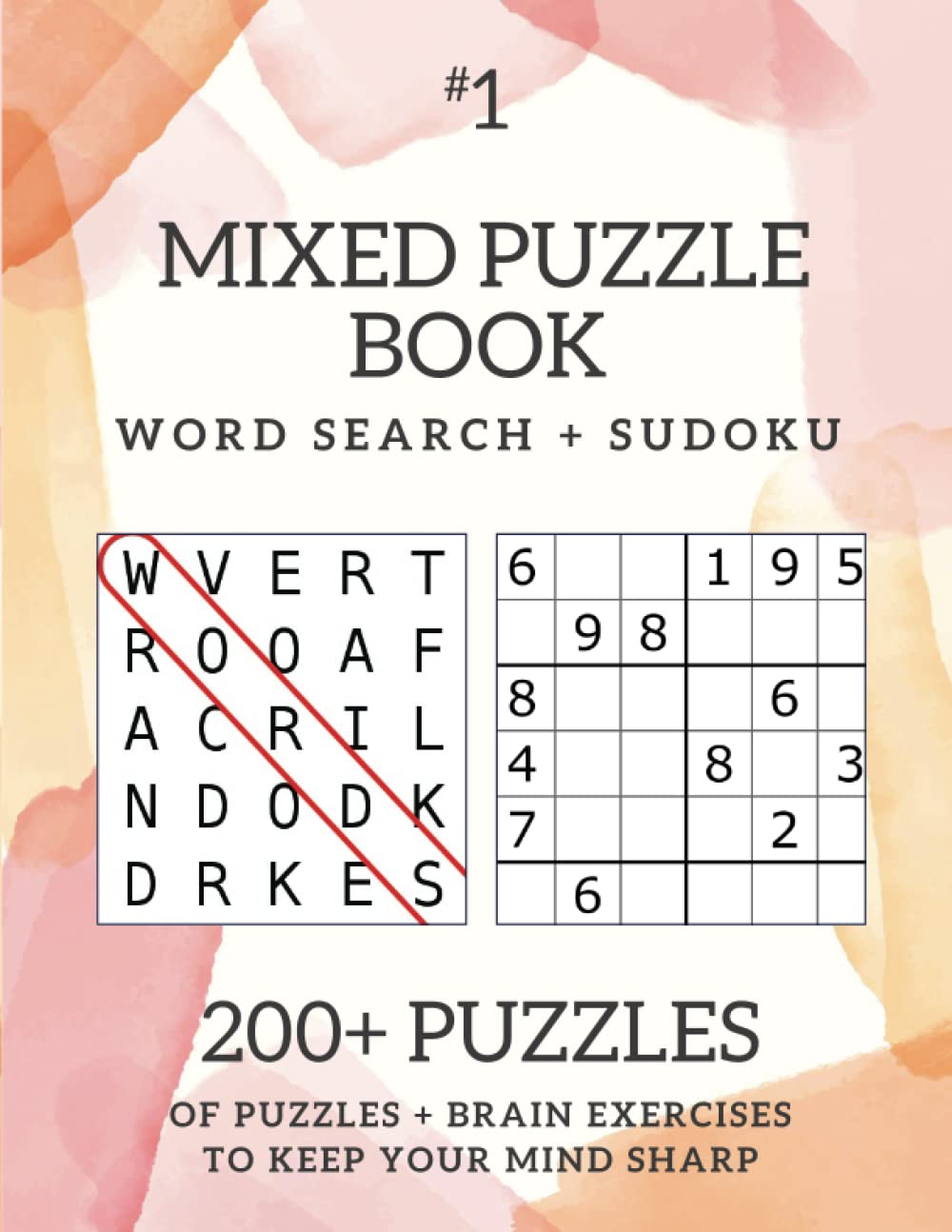 Mixed Puzzle Book #1: Word Search & Sudoku