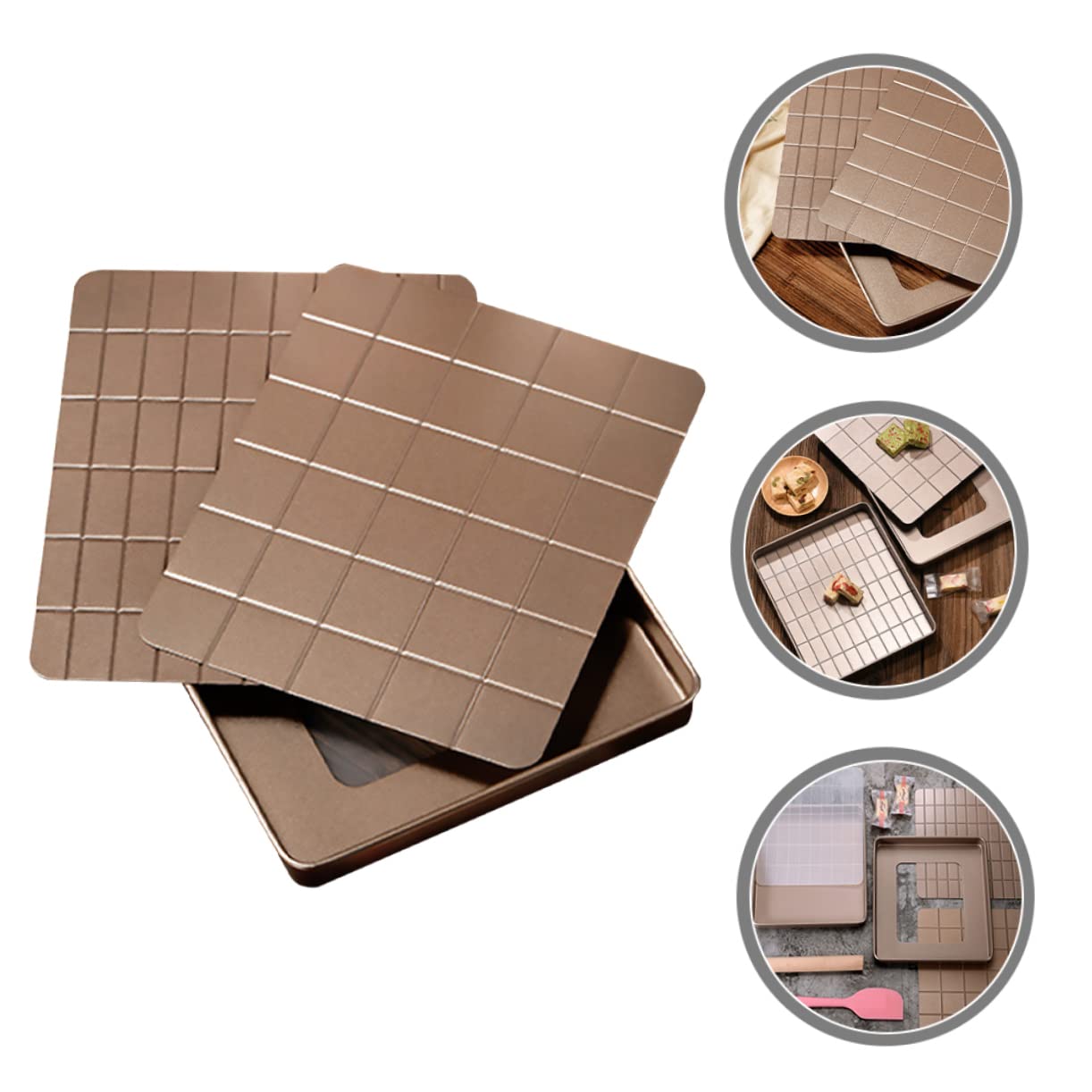 MAGICLULU Mikrowellen-crisper-pfanne Gebäck-backzubehör Schneeflocken-crisperform Crisp-form Diy-crisperform Nougat-gebäckwerkzeuge Gebäck-backform Backwerkzeug Reusable Nougat Form