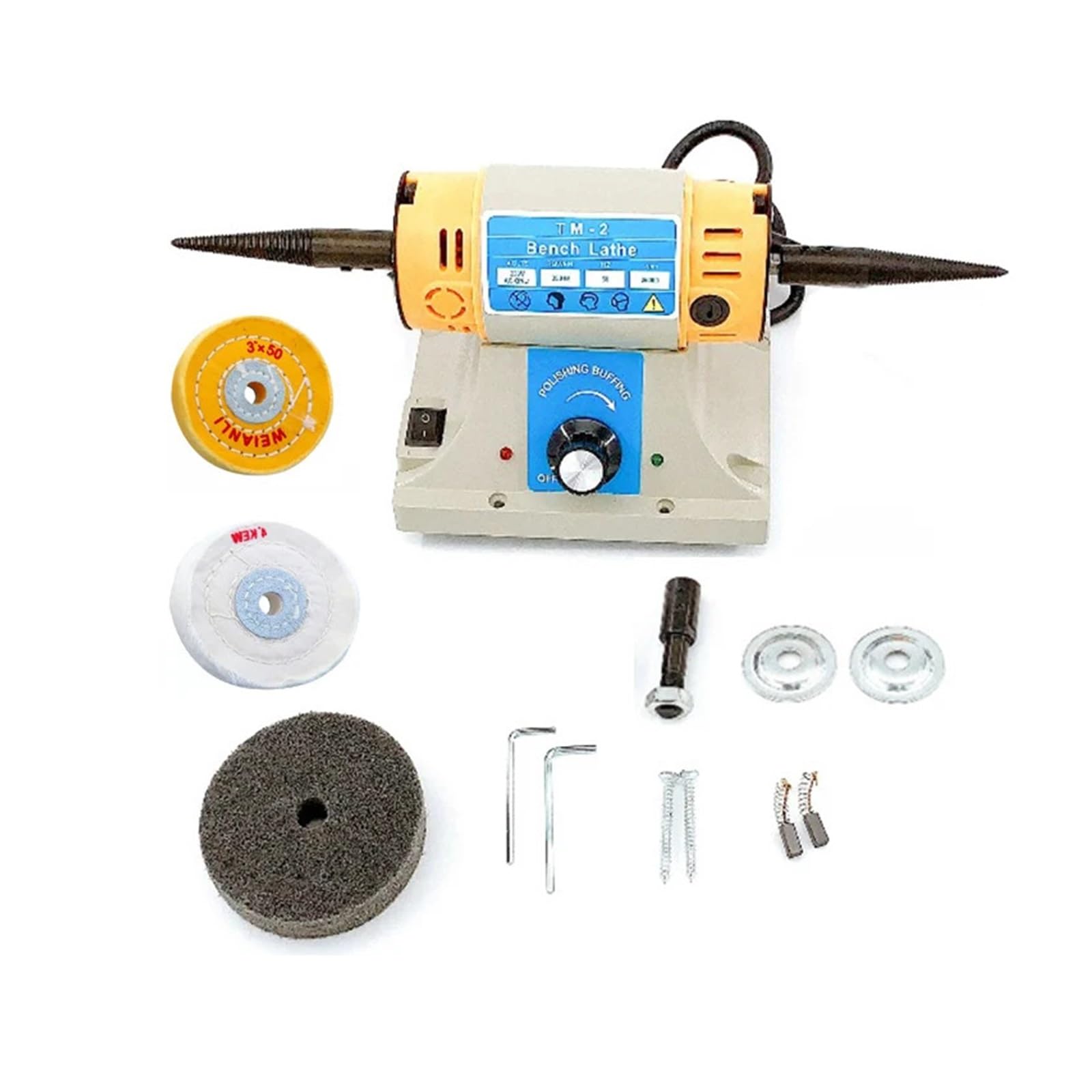 Ewsdsfs 220 110/ 350W Polishing Machine For Diy Woodworking Jade Jewelry Bench Lathe Motor Grinding(220)
