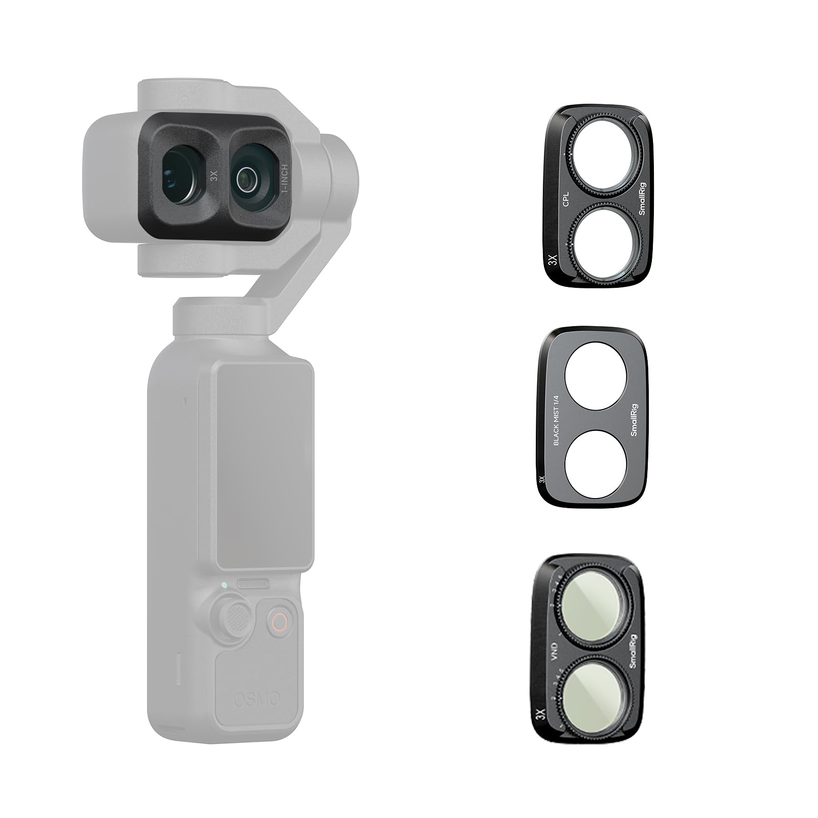DJI Osmo Pocket用 オプションパーツ Amazon | SmallRig Osmo Pocket 4P用フィルターキット VND1-5 CPL